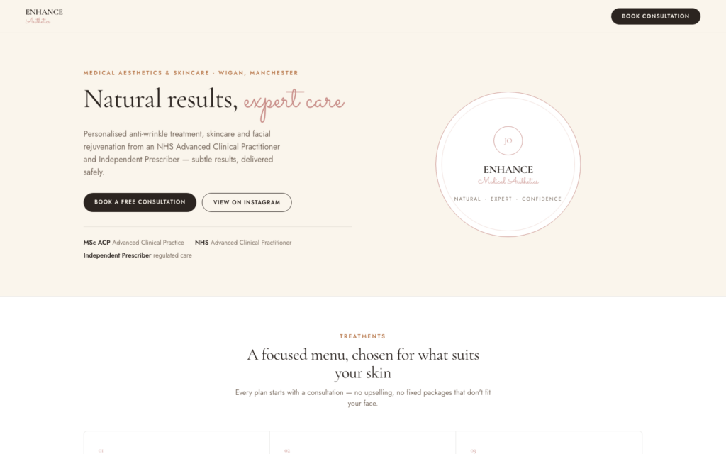 enhanceaesthetics.co.uk